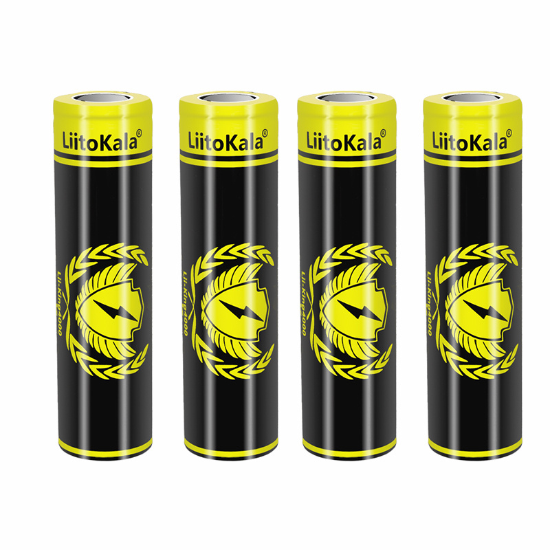 Vape Battery 18650 - 4 Uds LiitoKala 3,7 V 18650/21700