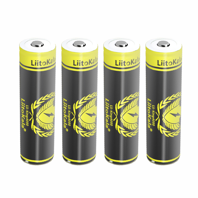 Vape Battery 18650 - 1-10 Uds LiitoKala KING4000-PCB 18650 batería