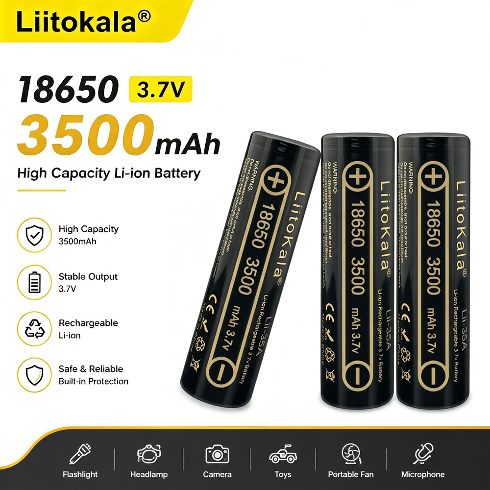 Vape Battery 18650 - Batería Liitokala 18650 100% Original de