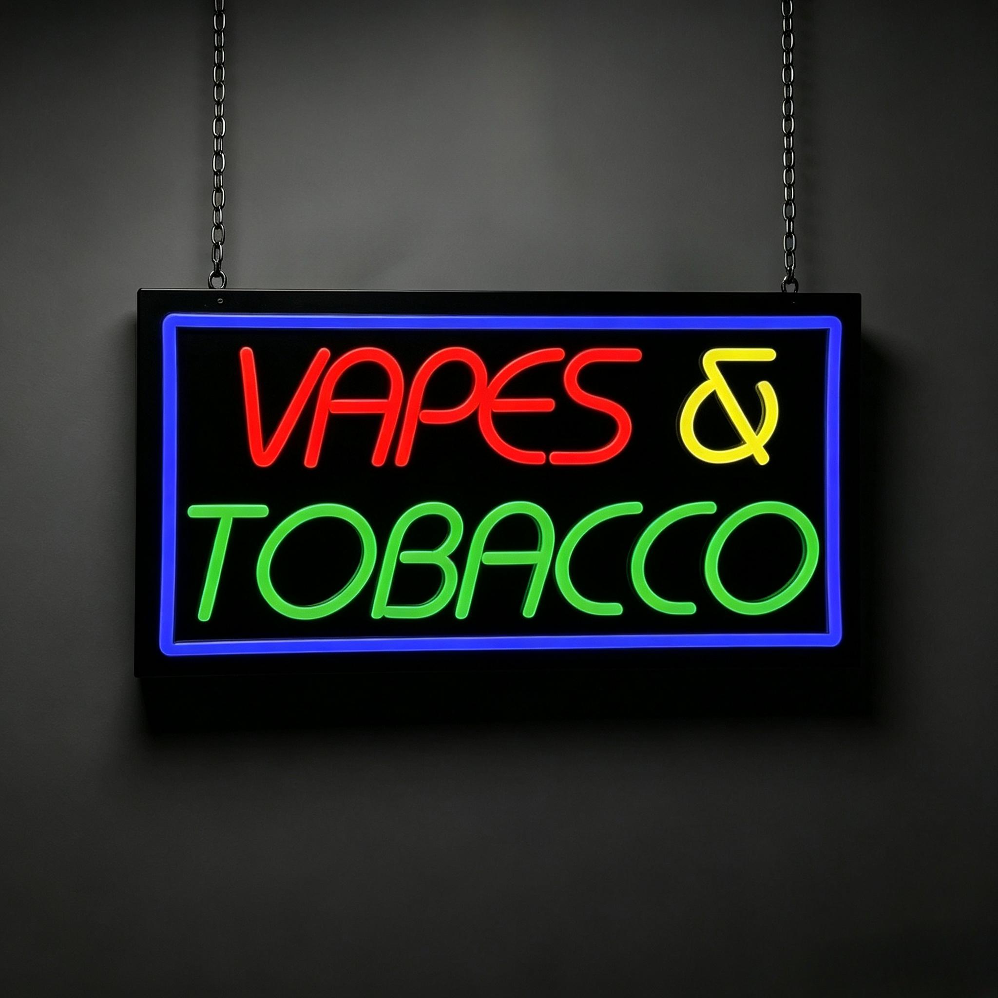 Letrero de neón con motivos de - Vaping Store reseña y precio