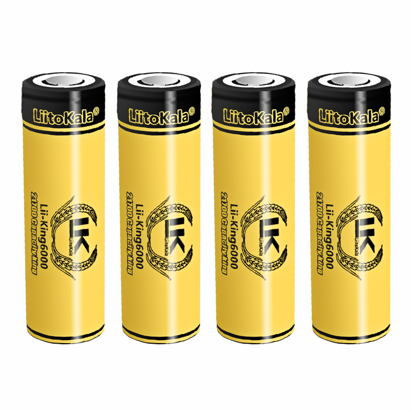 4 Uds LiitoKala 3,7 V 18650/21 - Vape Battery 18650 reseña y precio