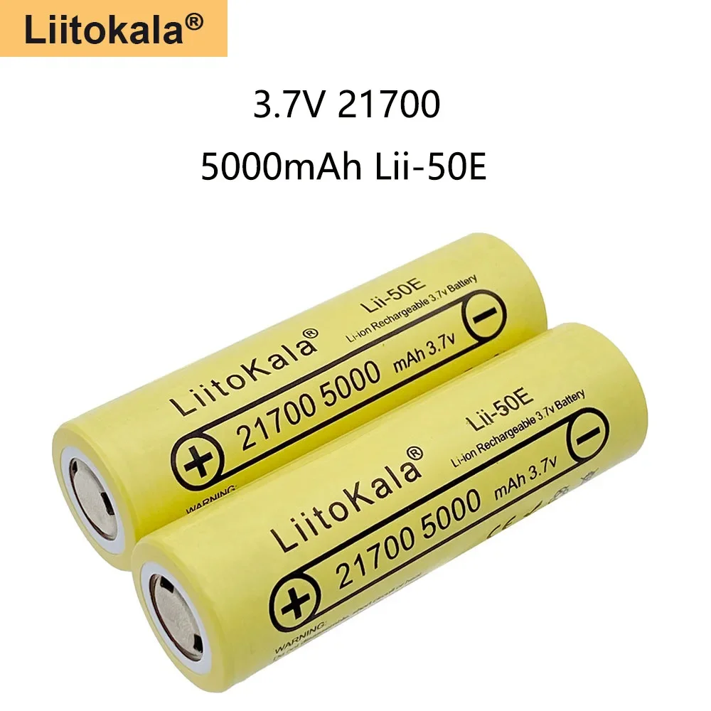 Lii-50E 3,7 V 21700 LiitoKala  - Vape Battery 18650 reseña y precio