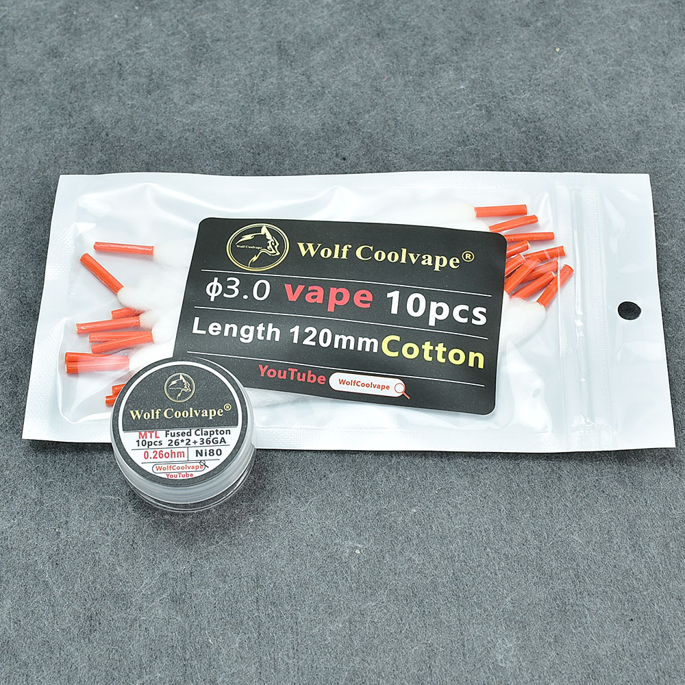 Wolfcoolvape-Alambre de calent - Vape Coil Replacement reseña y precio