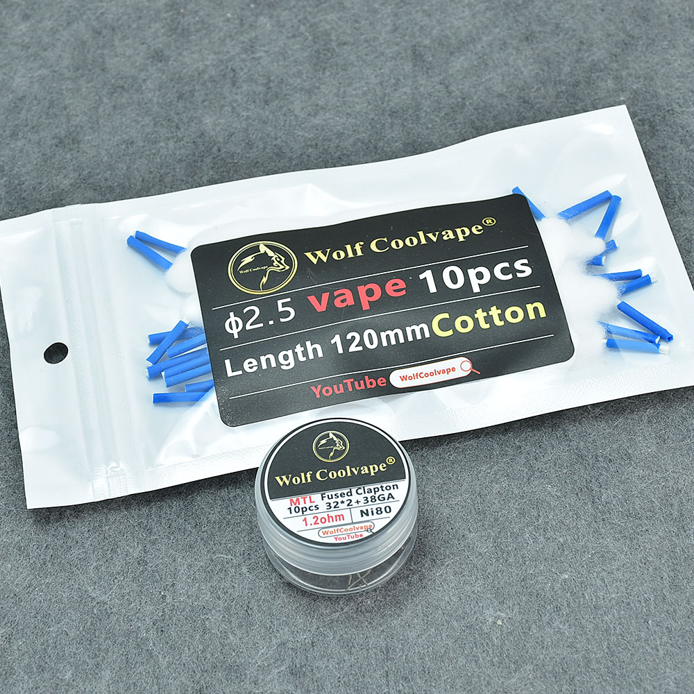 Wolfcoolvape-Alambre de calent - Vape Coil Replacement reseña y precio