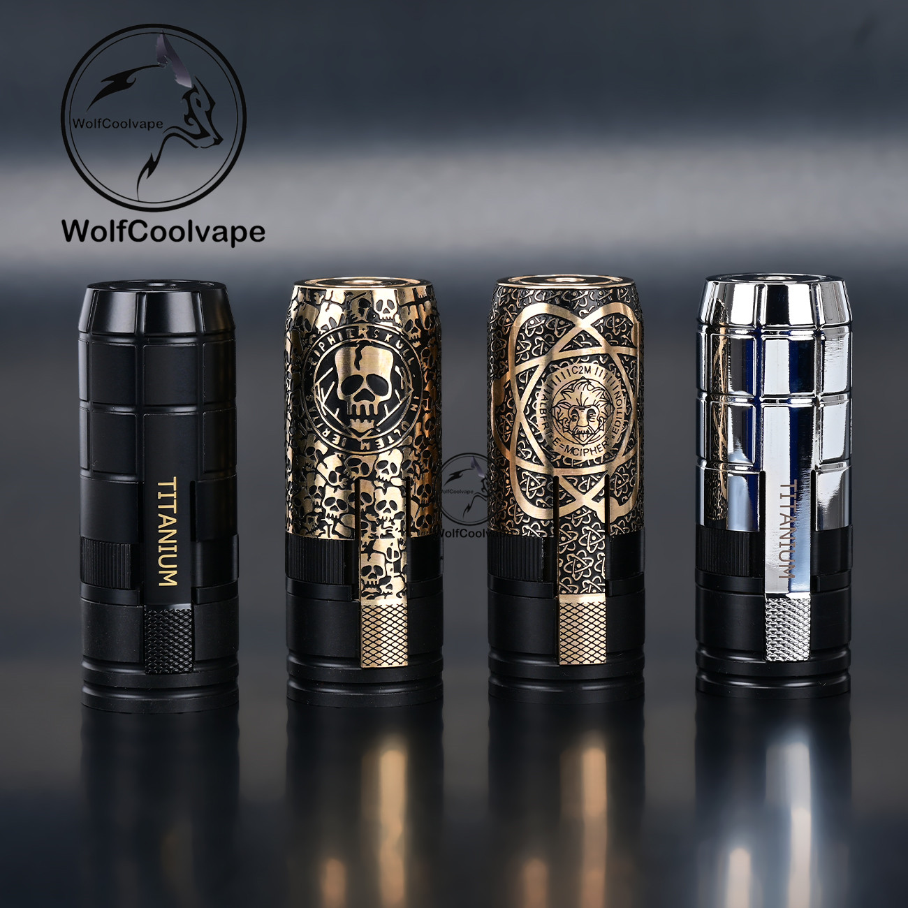 Wolfcoolvape MK2 Mod mecánico  - Vape Battery 18650 reseña y precio
