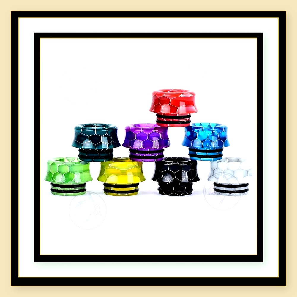 Juego de boquillas Wolfcool 81 - Drip Tip Resin reseña y precio