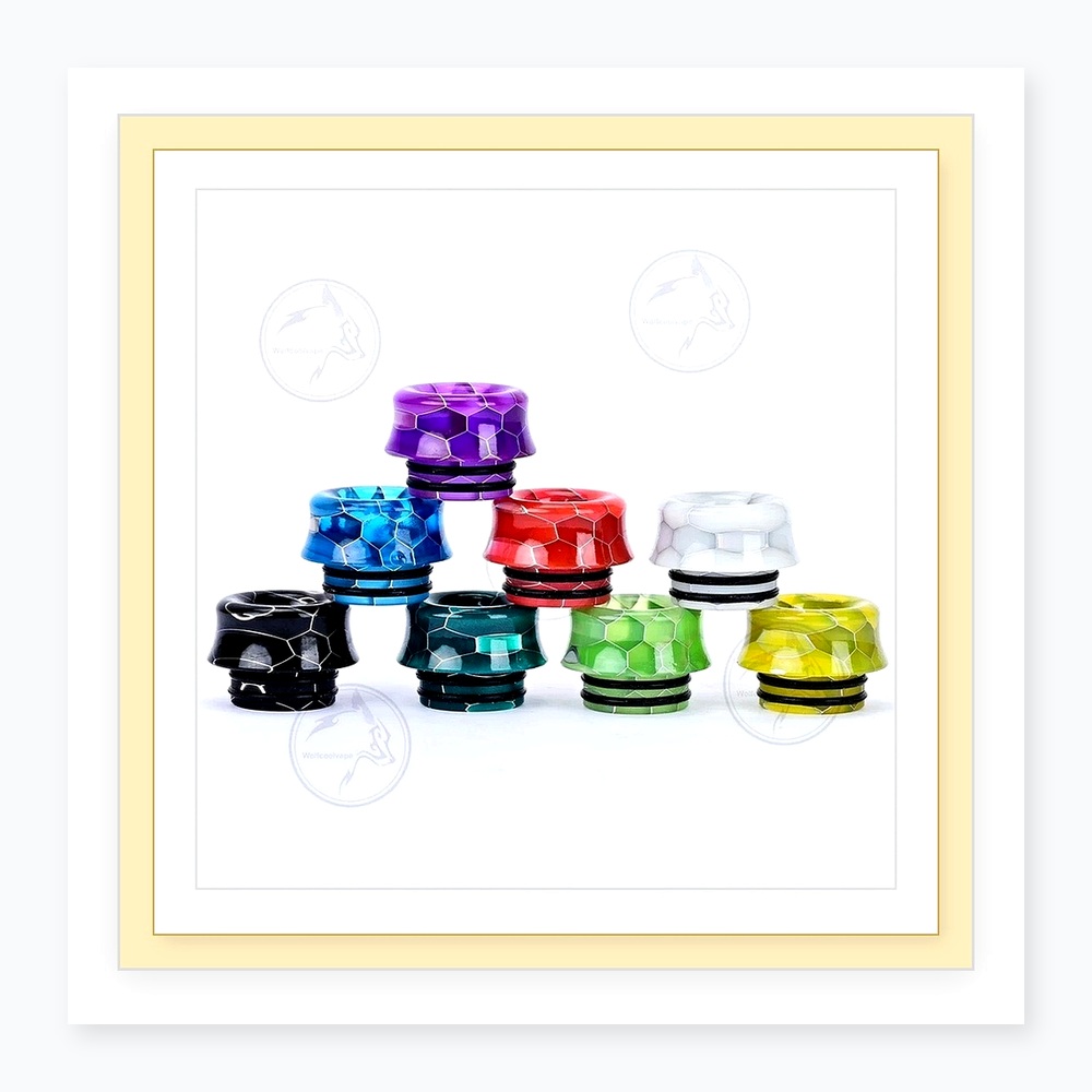 Juego de boquillas Wolfcool 81 - Drip Tip Resin reseña y precio