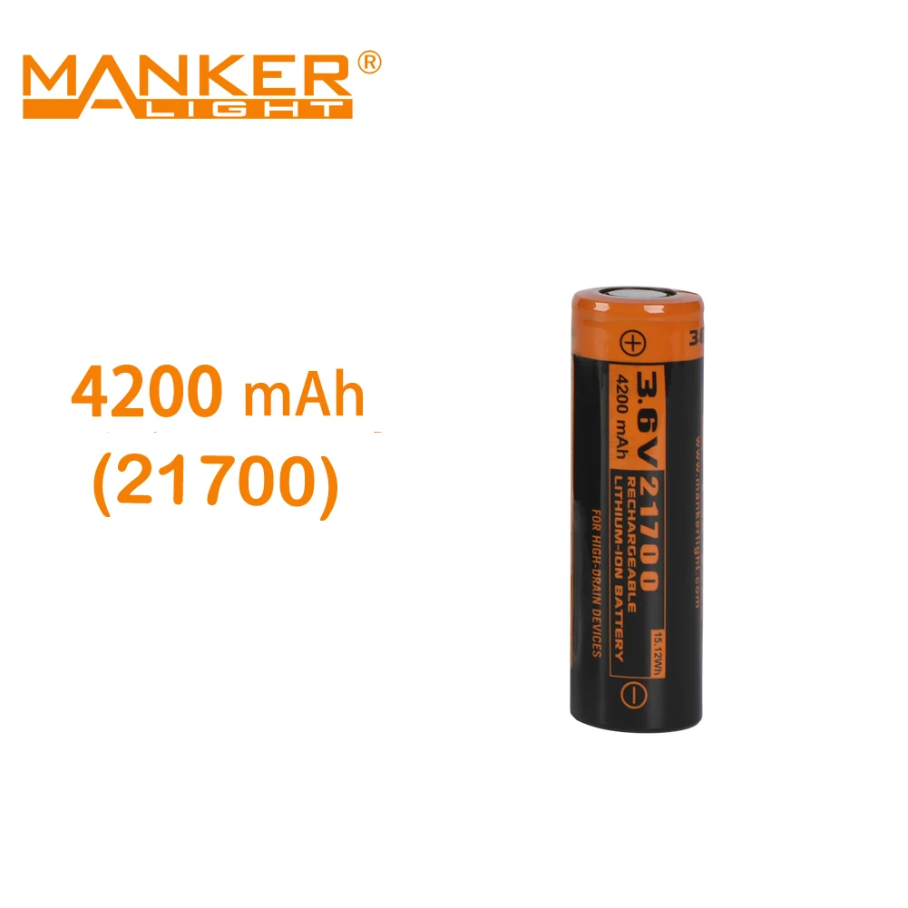 Manker 14500/18650/18350/21700 - Vape Battery 18650 reseña y precio